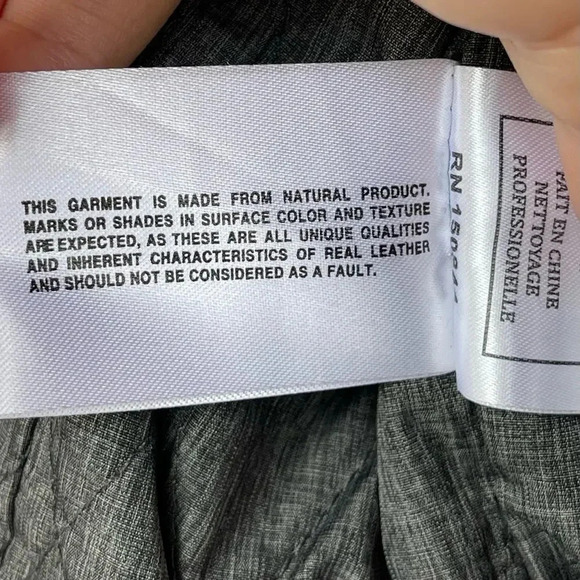 Doma leather lamb tan jacket size medium - Picture 15 of 17